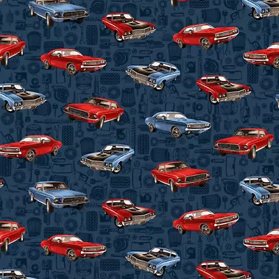 AMERICAN MUSCLE TOSSED MUSCLE CARS STUDIO E HOT ROD DODGE CHALLENGER Fabric 30  • $9