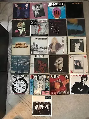 7  Vinyl Records Job Lot 80's Pop PSB A-ha ABC Culture Club Jam  21 Total. • $30.76