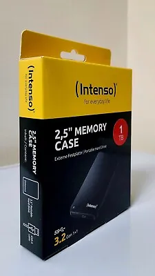 Intenso 6023560 1TB USB 3.0 2.5  External Hard Drive Black 1000 GB Memory Drive • £55