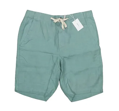 Vince 9  Inseam Stretch Waist 100% Hemp Men's Shorts S NWT Sage • $80.96