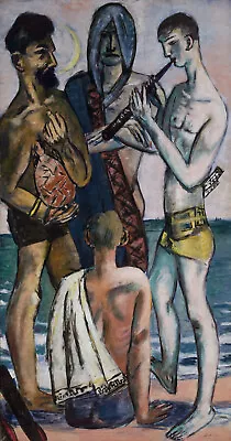 Young Men By The Sea : Max Beckmann : 1943 : Archival Quality Art Print • $57.95