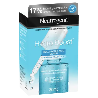 Neutrogena Hydro Boost Hyaluronic Acid Serum 30mL Visibly Smooth Supple Skin • $25.08