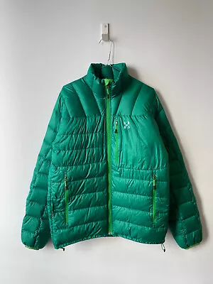 Haglofs Men's Down Feather Green Recycled Polyester Jacket • $70