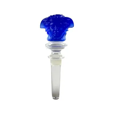 Versace Rosenthal Cobalt Glass Medusa Wine Stopper New W/ Box • $110