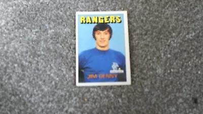 A+BC Card 1972/1973 Orange Back Scottish Set Jim Denny Rangers No. 154 • £1.99
