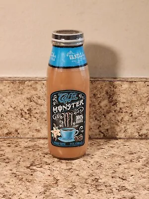 Monster Energy Caffe Vanilla Coffee Full Glass Bottle 13.7oz 405ml (2017) • $34.99