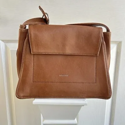 Mat And Nat Leia Bag Vegan Leather Shoulder Purse Brown Camel Caramel • $30