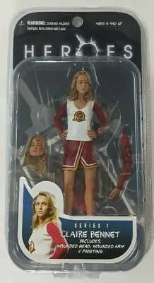 Claire Bennet Heroes Action Figure NEW Sealed Series 1 Cheerleader Mezco 6.5 In • $17.99