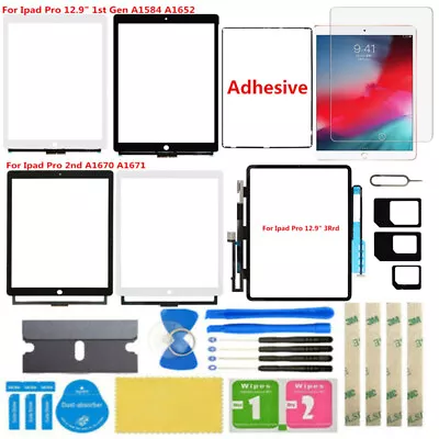 £42.95 • Buy Touch Screen Digitizer Glass Lens Replacement For IPad Pro 12.9  1st 2nd 3rd Gen