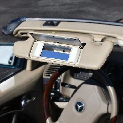 Mercedes R129 SL500 SL320 SL600 500SL 300SL SUN VISOR VANITY MIRROR- ALL COLORS! • $138