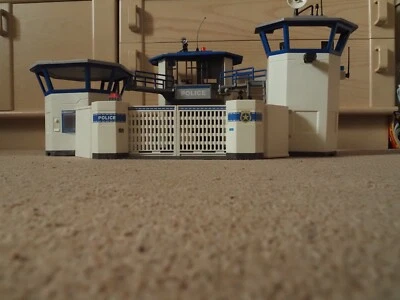 Used Playmobil Police Station+car+helicopter And Policemen 6919 • £36