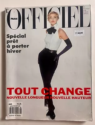 L'Officiel Paris French Fashion Magazine Aug 1992 Pret A Porter Issue • $45
