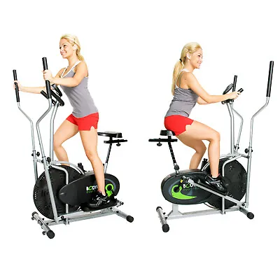 Body Rider 2 In 1 Elliptical Trainer & Stationary Exercise Bike Fitness Machine • $237.72