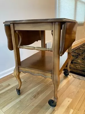 Antique Drop Leaf Tea Cart • $299