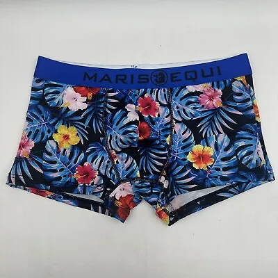 Maris Equi: Viridi Sport Bamboo Blend Blue Leaf Boxer Brief New Without Tags • $8.81