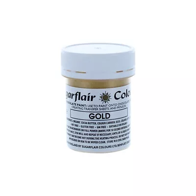 Sugarflair Chocolate Paint Colouring Edible Metallic Food Colouring 35g • £5.69