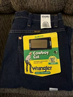 Wrangler Men's 937 Stretch Slim Cowboy Cut Jeans  - 32 X 32 • $32.99