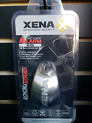 Xena - XX6 Disc Lock Alarm For Scooters/Motorcycles (SS) XX6-SS Part # 100103 • $84.95