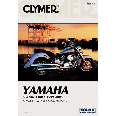 CLYMER Physical Book For Yamaha Vstar V-Star 1100 Custom Classic 1999-2009  M281 • $35.95