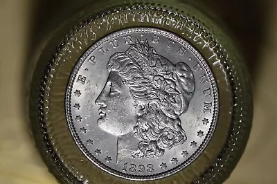 1898 Morgan Silver Dollar Pretty MS+ Old Album Coin MD-074 • $60