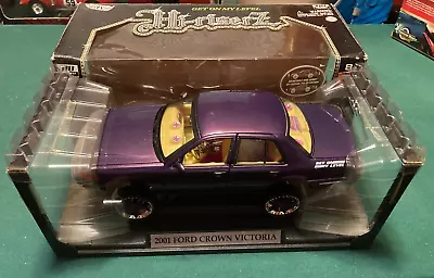 Motor Max 1:18 Hi-riserz Ford Crown Victoria Rare Purple Color Ride Adjustable • $152.99