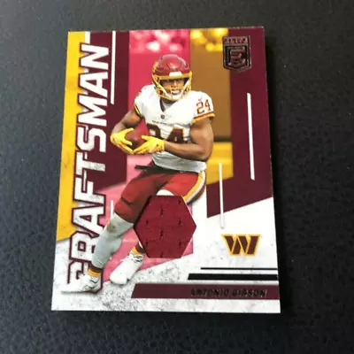 2022 Panini Donruss Elite Football Antonio Gibson Craftsman Jersey • $3.99