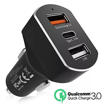 8.4A USB C & Quick Charge 3.0 Car Charger For 2018 New Macbook Pro 13 15 TouchID • $15.19