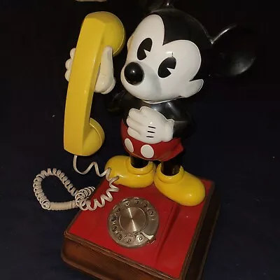 1970s Vintage Mickey Mouse Rotary Phone • $100