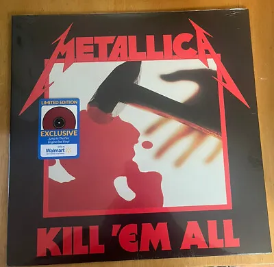 £37 • Buy Kill 'Em All - US Exclusive Fire Red Vinyl Walmart - Metallica