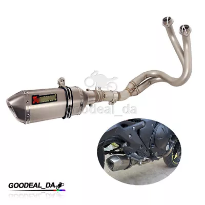 For Kawasaki Z650 Ninja 650 2017-2024 Exhaust System Header Pipe + Tips Muffler • $243