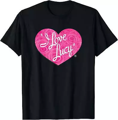 I Love Lucy Floral Logo T-Shirt Black 2X-Large • $17.99