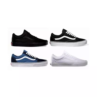 $105.87 • Buy Vans Old Skool Shoes New Black Mens Us Sizes Aust Seller 