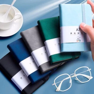 £5.35 • Buy 1Pc Portable Small Notebook A6 A7 Mini Diary Pocket Book Thick Leather Notepad.