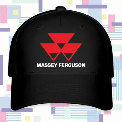 Massey Ferguson Tractor Logo Hat Twill Cap Baseball Cap Size S/M & L/XL • $23.69