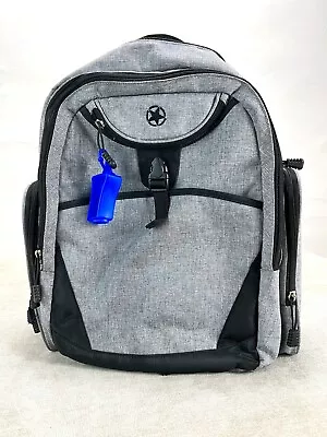 J Is For Jeep Diaper Bag Backpack Gray & Black Daddy Baby Bag Travel Bag • $17