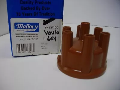 Mallory Marine 9-29405 6 Cylinder Distributor Cap Replaces Volvo Penta 243658-2 • $18.99