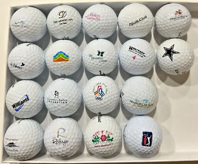Golf Balls Lot Of 18 Vintage Collectible Logo Clubs Courses Desert Inn Las Vegas • $29.95