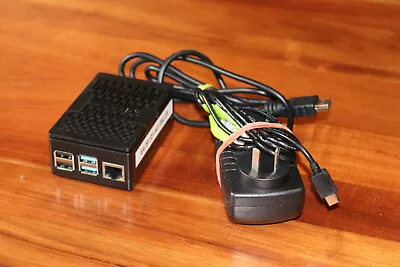 $125 • Buy Raspberry Pi  4B With 4GB RAM, Case, 32Gb SD Card, Power Supply, HDMI Cable