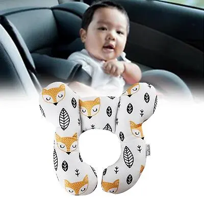 Seat Pillow U Shaped Head Neck Support Breathable Soft For Newborns • £9.02