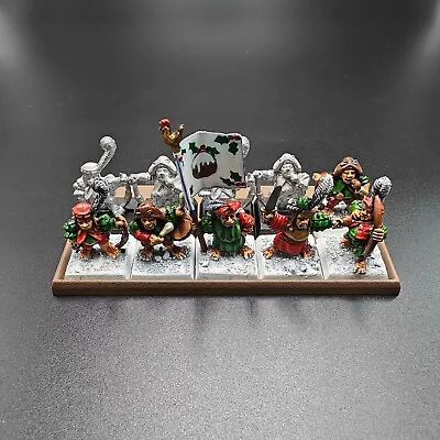 Warhammer Empire Halflings Bowmen With Command Metal Part Painted 1992 • £149.99