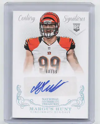 2013 National Treasures #305 Margus Hunt RC Auto #'d /99 • $14.95