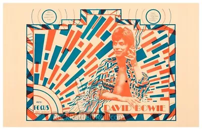 $16.99 • Buy DAVID BOWIE 1972 BRISTOL UNIVERSITY UK CONCERT POSTER REPRO 11x17 ZIGGY STARDUST