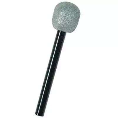 Glittered Toy Microphone Prop Movie Red Carpet VIP Musical Costume Accessory • $2.99