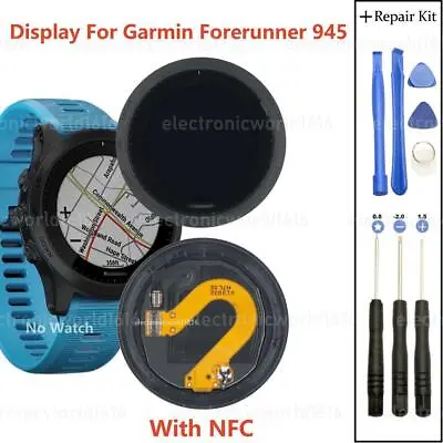 Display For Garmin 010-02063-00 Forerunner 945 Screen Digitizer Replace With NFC • $37.99