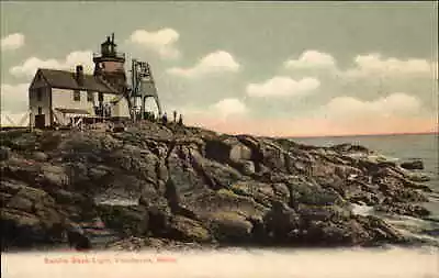 Vinalhaven Maine ME Saddle Back Lighthouse C1910 Vintage Postcard • $7.46