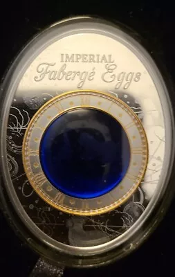 Tsarevich Constellation Imperial Faberge Egg Silver 0.999 Coin 1 Dollar 2010 • $119.99