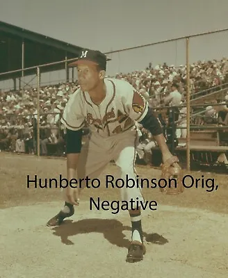 Humberto Robinson Milwaukee Braves  Portrait Slide/Negative For Photo/Photograph • $49.95