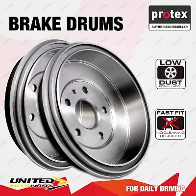 2 Rear Protex Brake Drums For Ford F100 F150 2WD 1968 - 1976 ID 280.2mm • $325.99