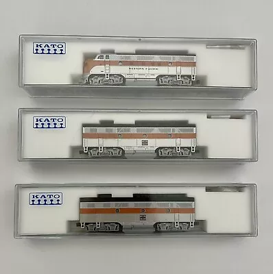 Kato Western Pacific F3A + F3B + F3B 176-1203 176-1208 N-scale  3 Car Set • $400