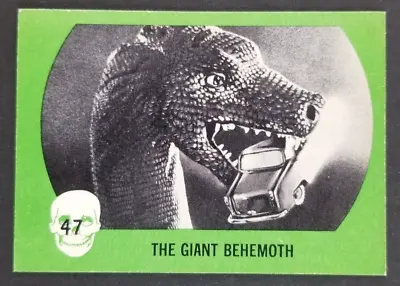 Vintage 1961 Behemoth Horror Monster Nu Card #47 (Soft Corners) • $12.95